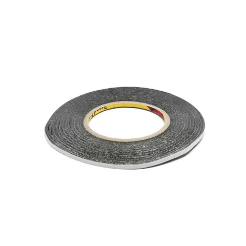 CINTA DOBLE FAZ NEGRA 3MM  X 50M