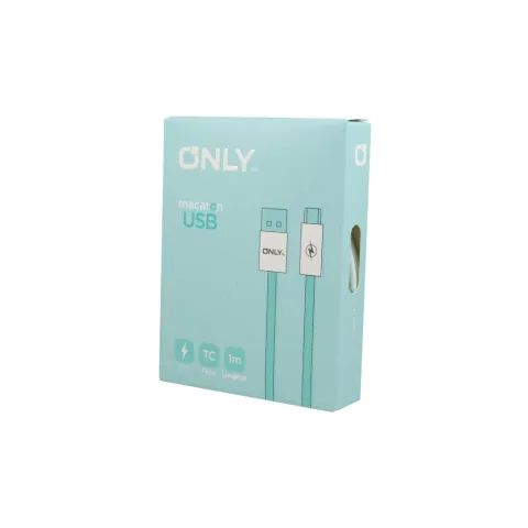 CABLE USB MOD 116 - MACARON - ONLY - TC - VERDE