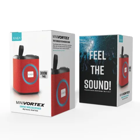 PARLANTE SMALL MODO-011 VORTEX MINI - ROJO