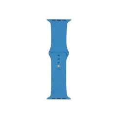MALLA RELOJ MODS-753 SILICONA LISA 42 - ST - AZUL