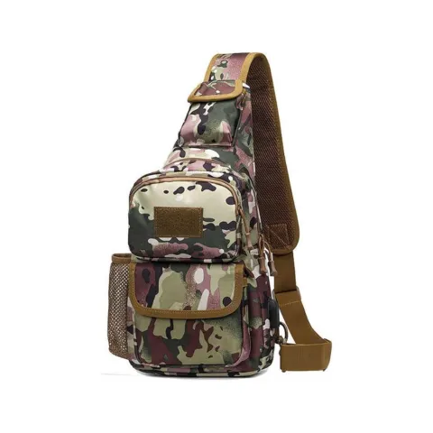 BOLSO MORRAL GRANDE MODS-773 - ST - CAMUFLADO MARRON