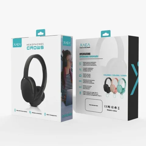 AURICULAR BT MODO-706 CROWS - VERDE