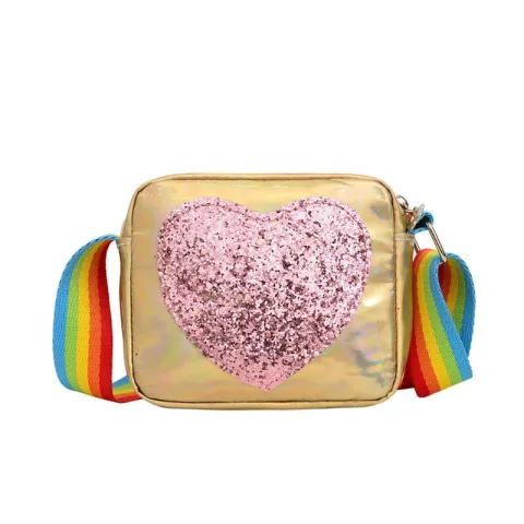 CARTERA CORAZON MODS-566 - ST - DORADO