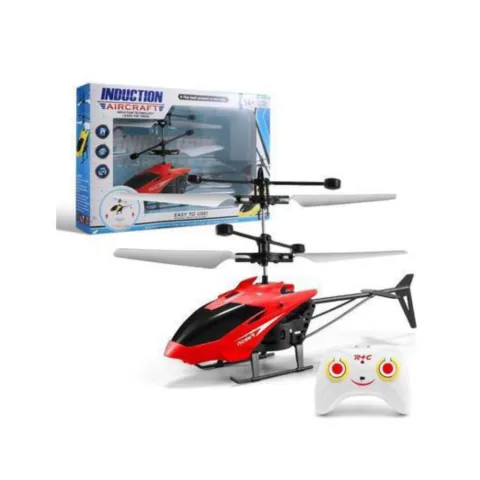 HELICOPTERO DE INDUCCION C/R MODZ-002 - ZUMO - ROJO