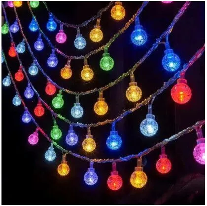 GUIRNALDA NAVIDEÑA BURBUJAS 6M/40 LUCES/PILAS MODV-001H - VARIOS - COLORES