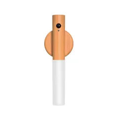 LAMPARA DE PARED ANTORCHA MAGNETICA MODV-001D - VARIOS - MADERA CLARO