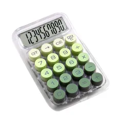CALCULADORA COLORES CHICA MODV-001V - VARIOS - VERDE