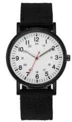 RELOJ MASCULINO LX01 MODV-005K - VARIOS - NEGRO/BLANCO
