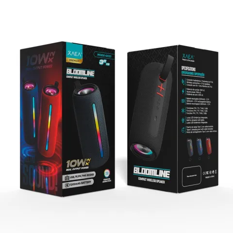 PARLANTE 3'' BLOOMLINE - MODX-0051 - XAEA - AZUL
