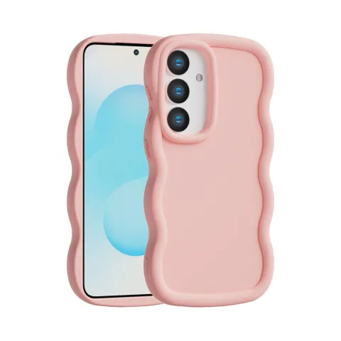 TPU MOD610 SILICONA WAVY - SAM A16 - YEXA - ROSA
