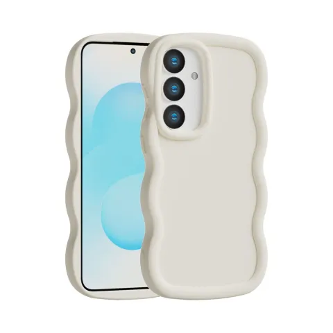 TPU MOD610 SILICONA WAVY - XIA REDMI 15C - YEXA- BLANCO