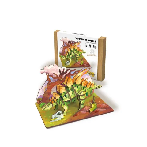 ROMPECABEZAS 3D STEGOSAURUS JDMZ-002 - ZUMO - REVISAR