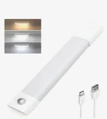 LAMPARA LED PORTABLE CON SENSOR 30 CM MODV-00DQ - VARIOS - NEGRO