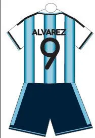 LLAVERO ACRILICO ALVAREZ-BANDERA MODV-00F0 - VARIOS - CELESTE
