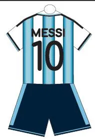 LLAVERO ACRILICO MESSI-BALON MODV-00F0 - VARIOS - CELESTE