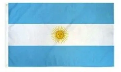 BANDERA ARGENTINA C/OJALES 90X150 MODV-00EW - VARIOS - CELESTE