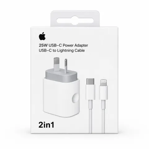 CABEZAL IPH CERTIFICADO TIPO C 25W + CABLE IPH CERTIFICADO TIPO C A LIGHTNING