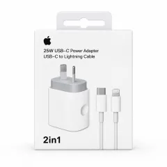 CABEZAL IPH CERTIFICADO TIPO C 25W + CABLE IPH CERTIFICADO TIPO C A LIGHTNING