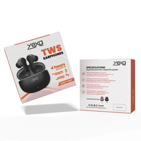 MANOS LIBRES TWS MODY-00DT - YEXA - NEGRO